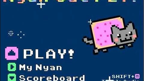 Nyan cat lost in space  (Flash Game)