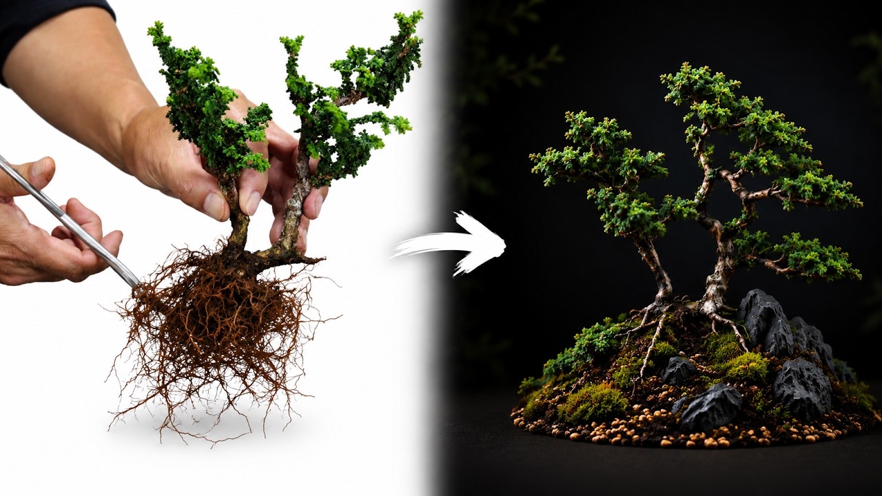 Mini bonsai made from cuttings of cypress [Bonsai diary 2/22] Easy