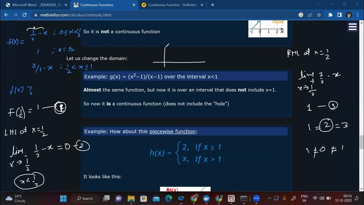 1.8 Continuous Functions || Calculus using Python for Data Science ...