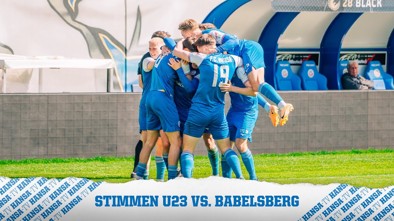 🎤Interviews nach dem U23-Spiel gegen Babelsberg | Regionalliga Nordost⚽