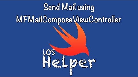 Send Mail using MFMailComposeViewController Swift
