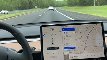 Tesla Autopilot | Navigate on Autopilot in Model 3 | Mad Max tries to pass vehicle with lane changes