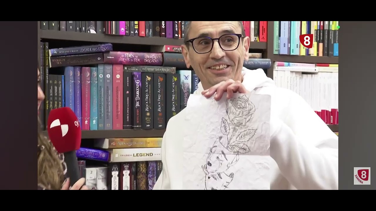 Cuando Todo Parecía Perdido- Libro solidario- Entrevista en la 8 Zamora