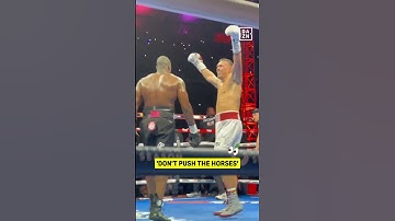 Oleksandr Usyk did WARN YOU! 👀 #shorts