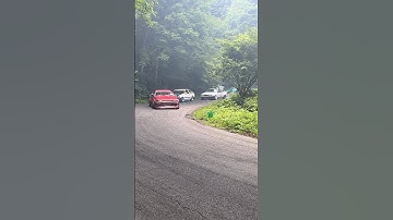 【密ですっ】狭すぎる峠道でハチロクバトル！スーパー団体選手権の迫力がヤバい！#initiald #drift #ae86 #initiald #drift