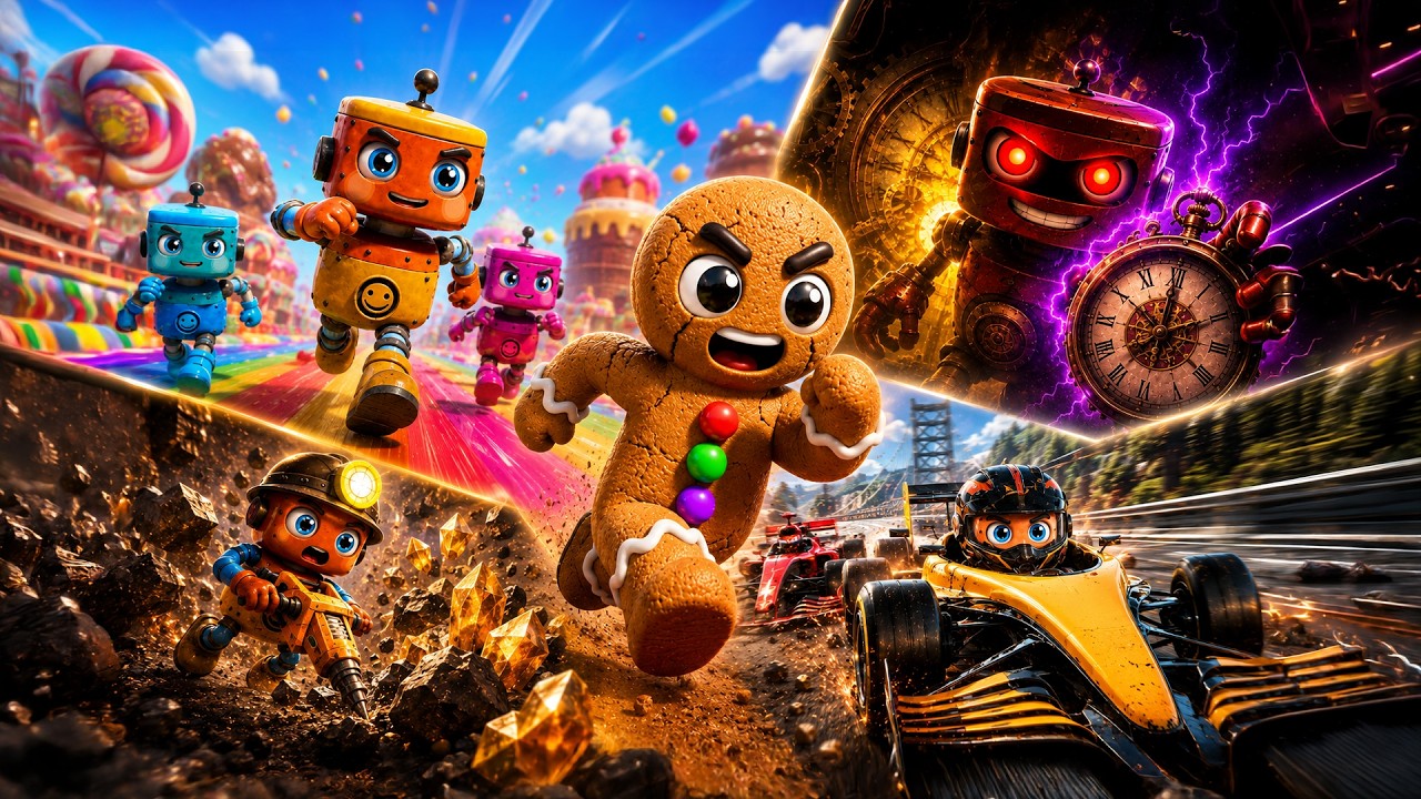 🔥  20 Minutes of EPIC Adventures! 🚗🏃🍪⛏️⏰ | Rusty's World Compilation