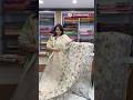 Pure Lenin Sarees with Lace and Mudi Work. #saree #lenin #work #onlineshopping