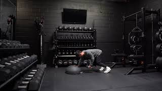 Bosu DB SA Bear Plank Row