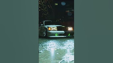 Mercedes Benz E190  ASAP ROCKY - Edit  #nfsunbound #shorts