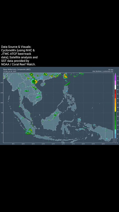 Southeast Asia | Radar | Source: CycloneWx #radar #weather