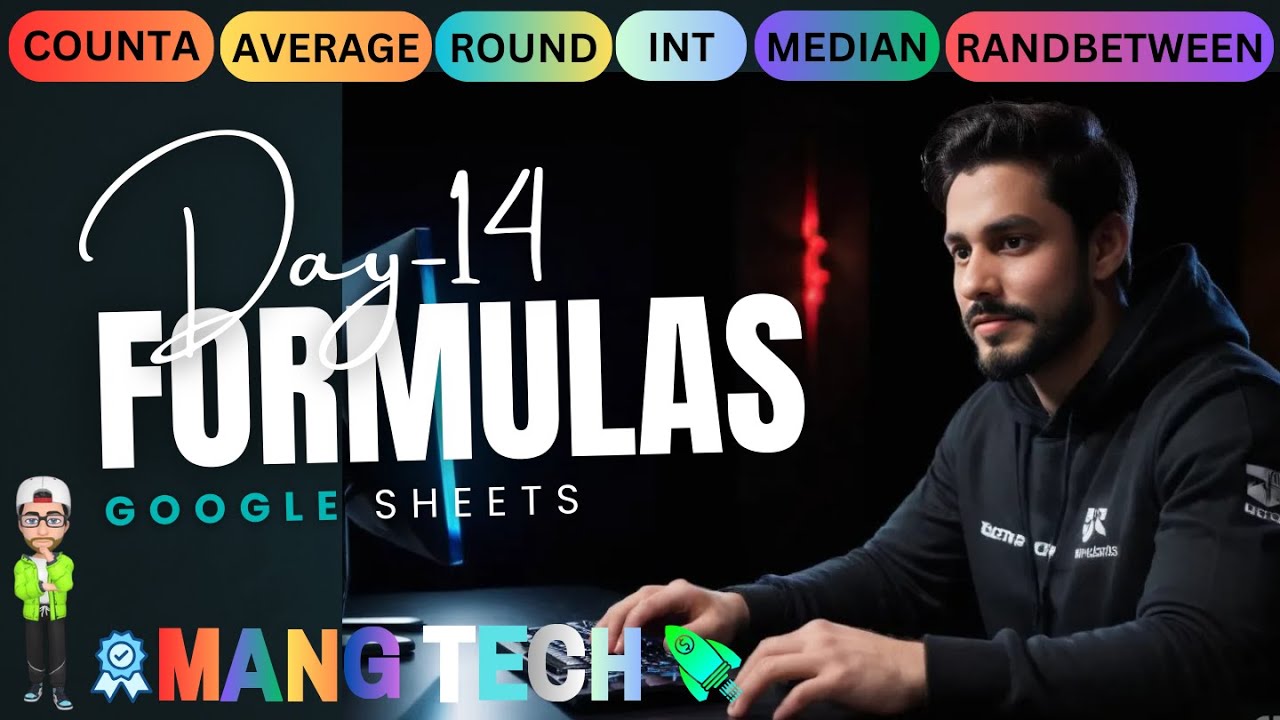 🔥 Master 11 Essential Google Sheets Formulas in 15 Mins! 🚀 | Day 14 | Google Sheets Training 