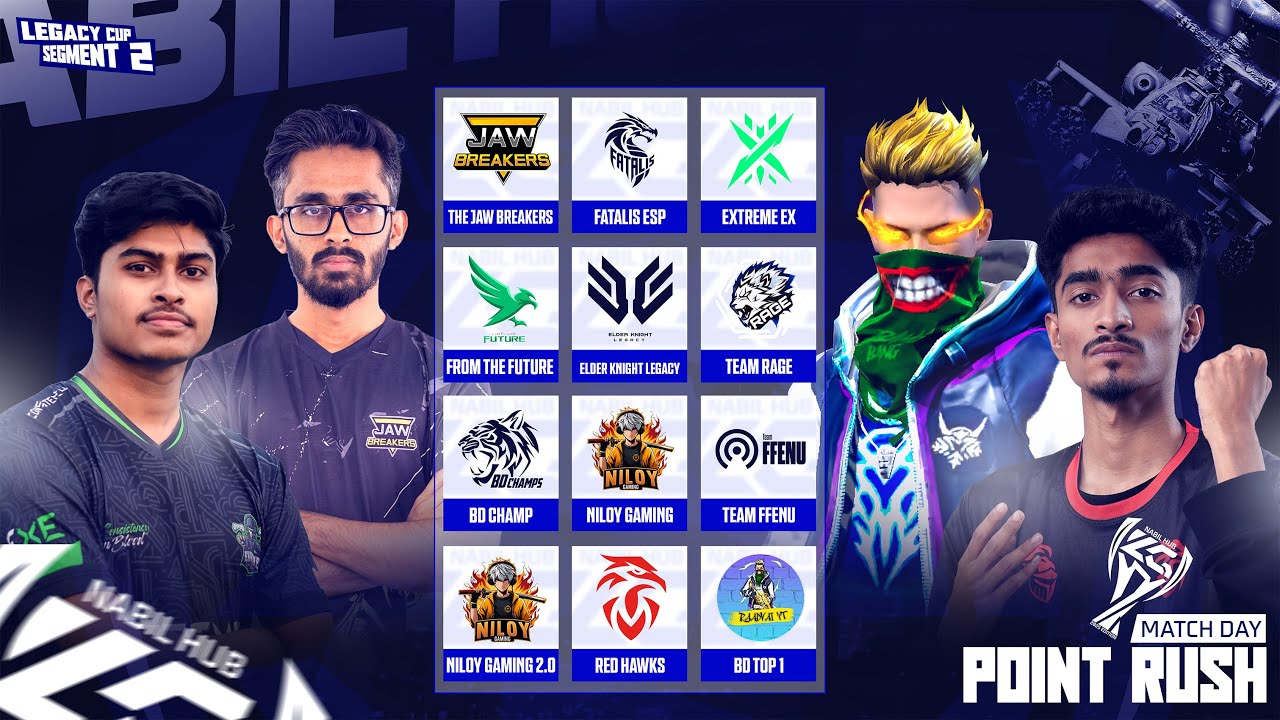 [🔴LIVE] NABIL HUB LEGACY CUP-2025 | POINT RUSH | BRING BACK YOU LEGACY | FT.‪