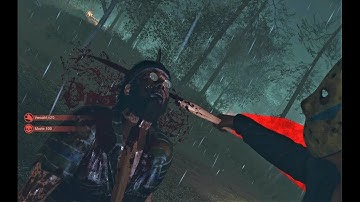 Friday the 13th: The Game - Singleplayer - Offline mode - Part 5 Jason vs Bots on Hard