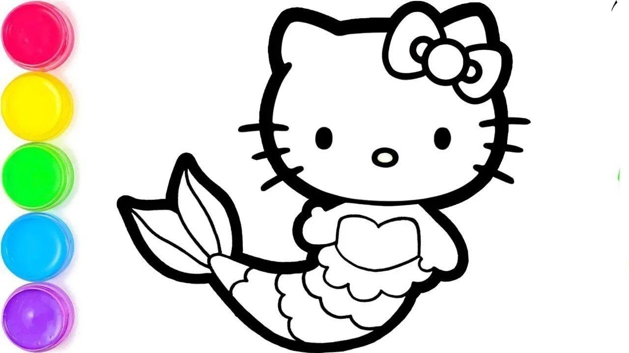 Hello Kitty  | Drawing and Coloring for Kids 🎨