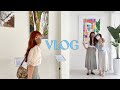 VLOG: 穿很氣質的一天🌷外送吃什麼/拍照超美畫廊/玩皮拉提斯機器/愛用保養推薦 ft. 碧兒泉｜itsPeachi