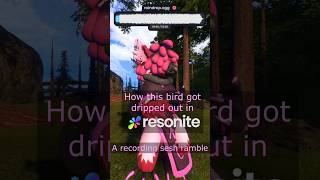 How this bird got dripped out in #resonite #vr #furry #vtuber #vrc #virtualreality