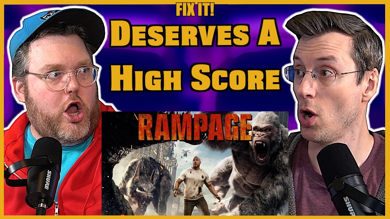 How to Write a Video Game Movie 101 - Rampage (2018) Fix It! w/ Adam and Jay