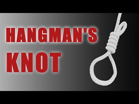 How to Tie a Hangman's Noose Knot (easy method)