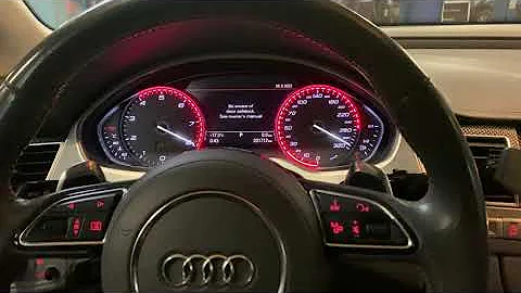 Audi A8 service reset