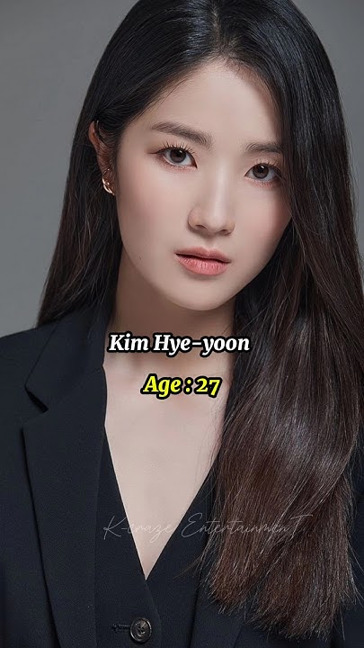 Korean Actresses And their Age #shorts #kimhyeyoon #kimgoeun #kimsohyun