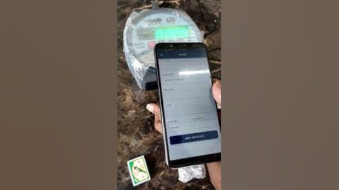 App Bluetooth Connectivity with Weign Scale