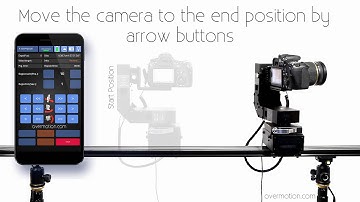 OVERMOTION Bluetooth-Android motion control, motorized camera slider, Programmable Time-Lapse mode