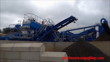 Hệ thống rửa và phân loại cát của dây chuyền nghiền cát nhân tạo