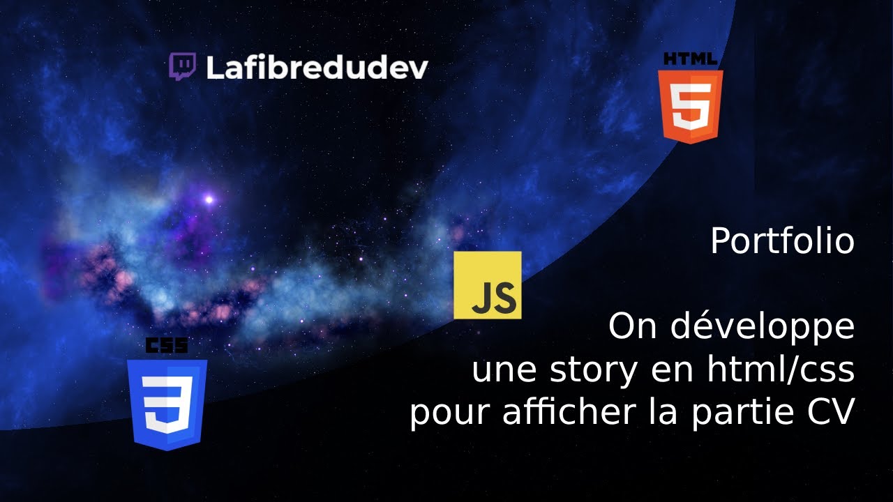 [ VOD ] - On développe une story en html/css pour afficher la partie CV ...
