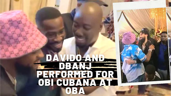Naira ”rain’ as Davido, Kcee perform at Obi Cubana mother’s burial