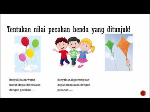 MENYATAKAN PECAHAN DARI SEKELOMPOK BENDA DALAM PECAHAN 1 2 MENYATAKAN PECAHAN DARI SEKELOMPOK BENDA DALAM PECAHAN 1 2