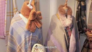 大判 カーディガン ショール 秋冬 レディース ポンチョストール カーディガン 羽織 フリーサイズ