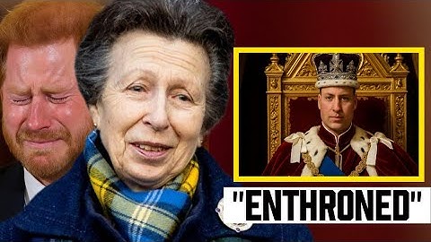 Prins William neemt de troon over terwijl Anne de laatste wens van de koning onthult, waardoor Harry in tranen achterblijft