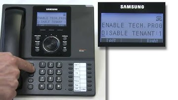 How To Use the Supervisor Key on a Samsung OfficeServ
