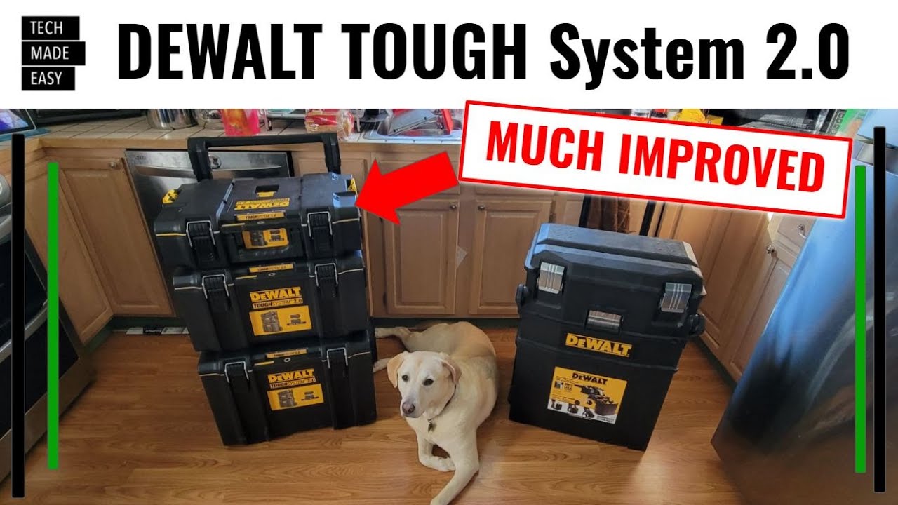 DeWALT Tough System 2.0 compared to the DeWALT Mobile Work Center