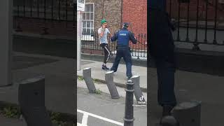 Migrant Runs From Guardi Profile