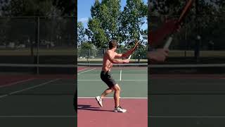 Lucky inside out forehand#tennis #shorts