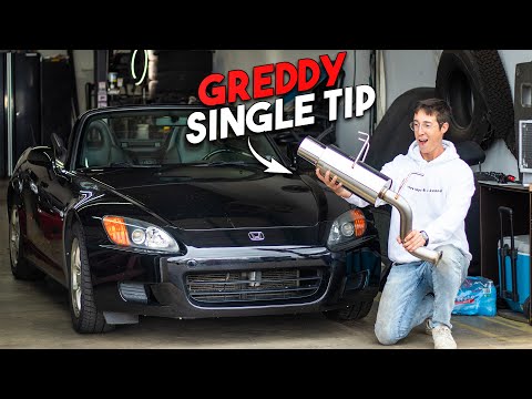 S2000 GReddy Revolution RS Exhaust | Install, Pulls, and Revs | Phase 1 Episode 2