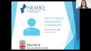 Intro to Quality Improvement in Healthcare