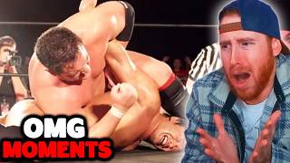 THAT HAS TO HURT - OMG MOMENTS Craziest Pro Wrestling Moves 55