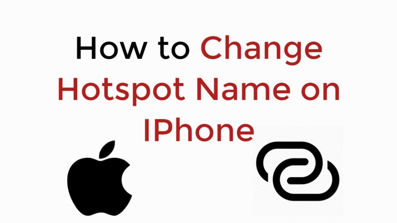 how to change hotspot name on iphone