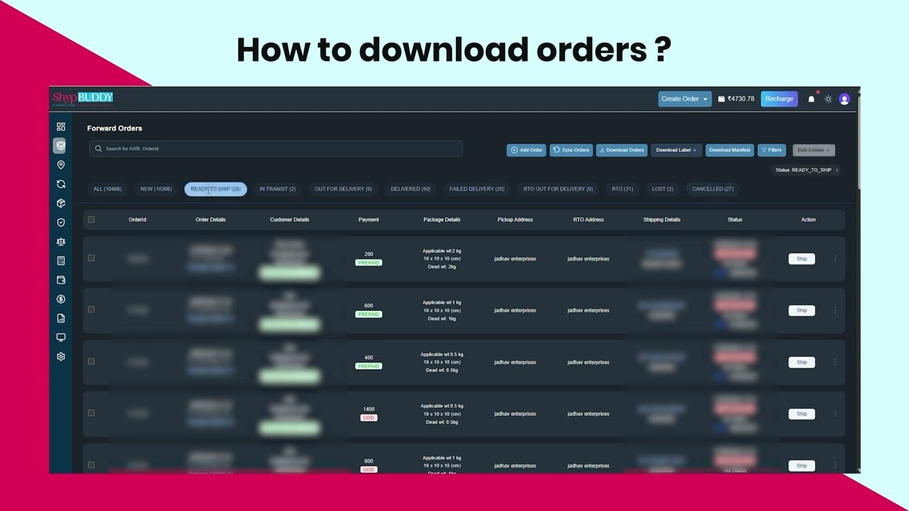 ShypBUDDY order download video tutorial