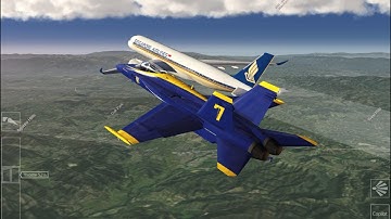 Escorting a plane till I’m bored lol | Aerofly fs 2021 | A350-900XWB