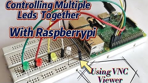 Blinking Multiple Leds With Raspberry pi|| Embedded Sysyem Iot projects||