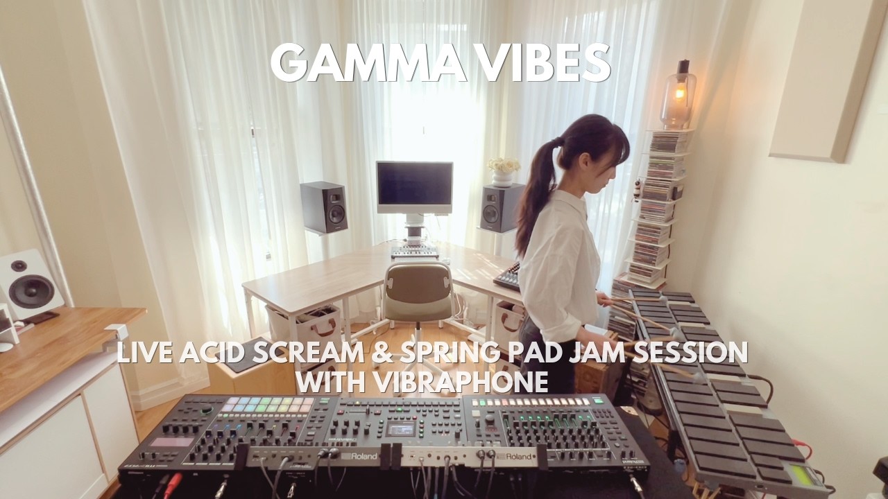 Gamma Vibes - Live Acid Scream & Spring Pad Jam Session with Vibraphone