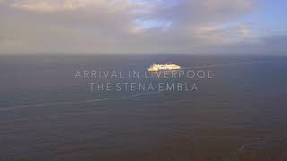 The Stena EMBLA Sails Into Liverpool - Dramatic Drone Footage