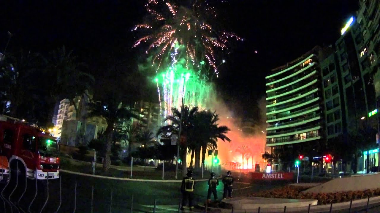 Night Mascleta 17th June 2015 Alicante Hogueras