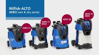 Nilfisk-ALTO AERO – Die komplette Nass- &amp; Trockensauger-Serie im Überblick