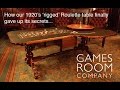We discover a rigged table during a restoration. - YouTube