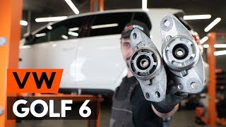 Regardez le vidéo manuel sur la façon de remplacer VW GOLF VI (5K1) Coupelles d'amortisseurs