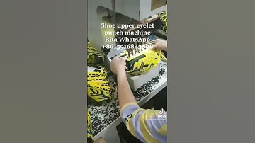 Automatic shoe upper eyelet punch machine